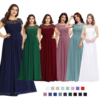 plus size prom gown