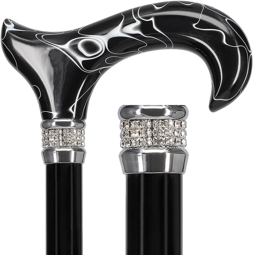 Black Metal Vintage Bastones y palos para caminata