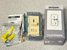 NEW LUTRON SELV-300P-IV 300W SINGLE POLE PRESET DESIGNER SLIDE DIMMER IVORY