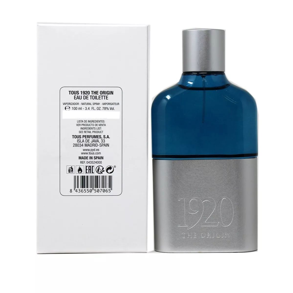 TOUS 1920 THE ORIGIN EAU DE TOILETTE NATURAL SPRAY 100 ML/3.4 FL.OZ. (T) |  eBay