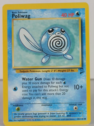 Poliwag - Base Set 2 - 88/130 - singles - Pokemon TCG - C - Picture 3 of 21