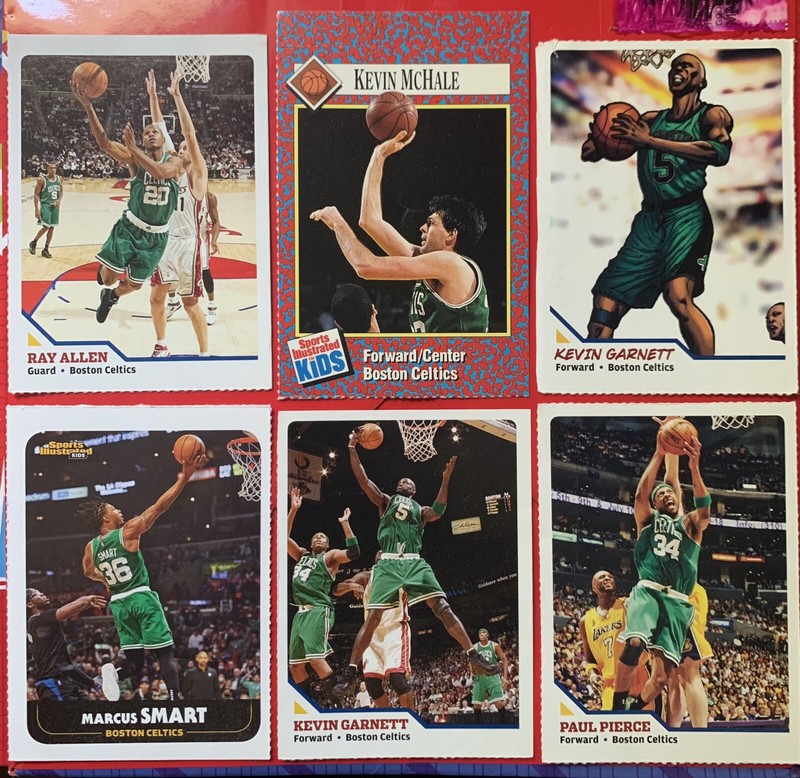Sports Illustrated For Kids Boston Celtics Greats Lot Of 6 Excellent Condition!