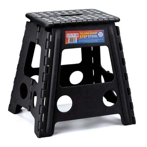 Folding Step Stool Heavy Duty Easy Storage Multipurpose Home Kitchen Foldable - Picture 1 of 7