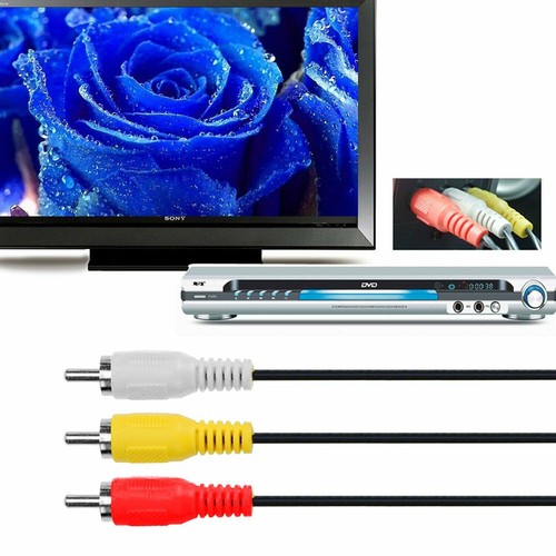 Cavo Adattatore HDMI a 3RCA Scart Audio Video TV Chinch Connettore Cable 1,5m - Foto 3 di 12