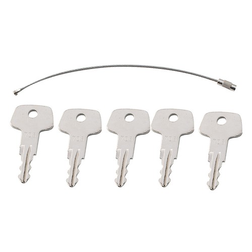 706 Key 5PCS Fits for Liebherr Heavy Equipment Fuel Cap Model J2 - Zdjęcie 2 z 8
