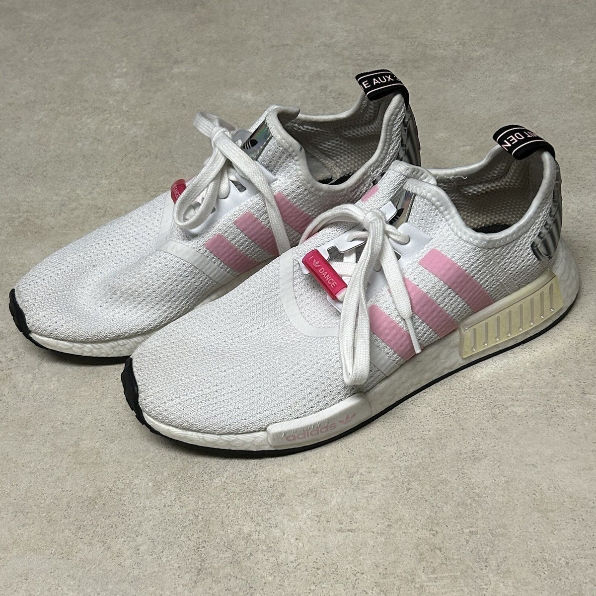 Adidas Originals Womens Size 8.5 Pink White I Love Dance Sneakers FZ3777