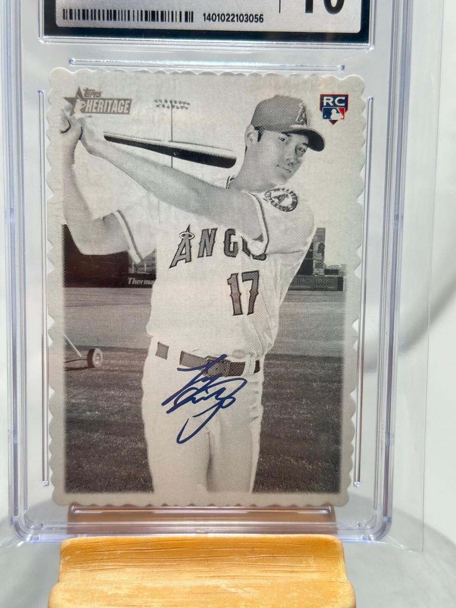 大谷翔平 2018 TOPPS HERITAGE '69 DECKLE 2018 Topps Heritage HN 69 Deckle Edge #1 Shohei Ohtani