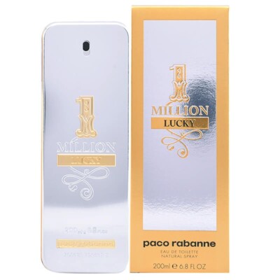 PACO RABANNE One MILLION LUCKY 6.8oz-200mL EDT DISCONTINUED 100