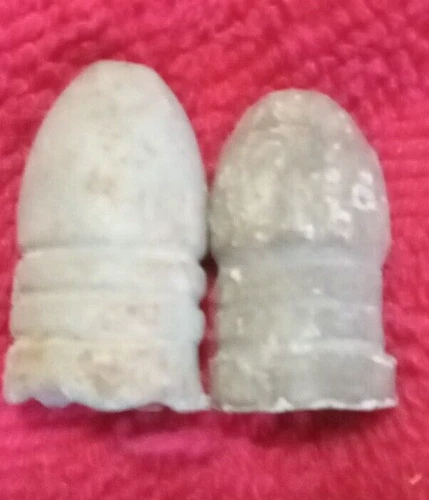 Civil War VA. Dug Game Pieces  ( Bullets)  Charlston Arsenaland a 3 ringer