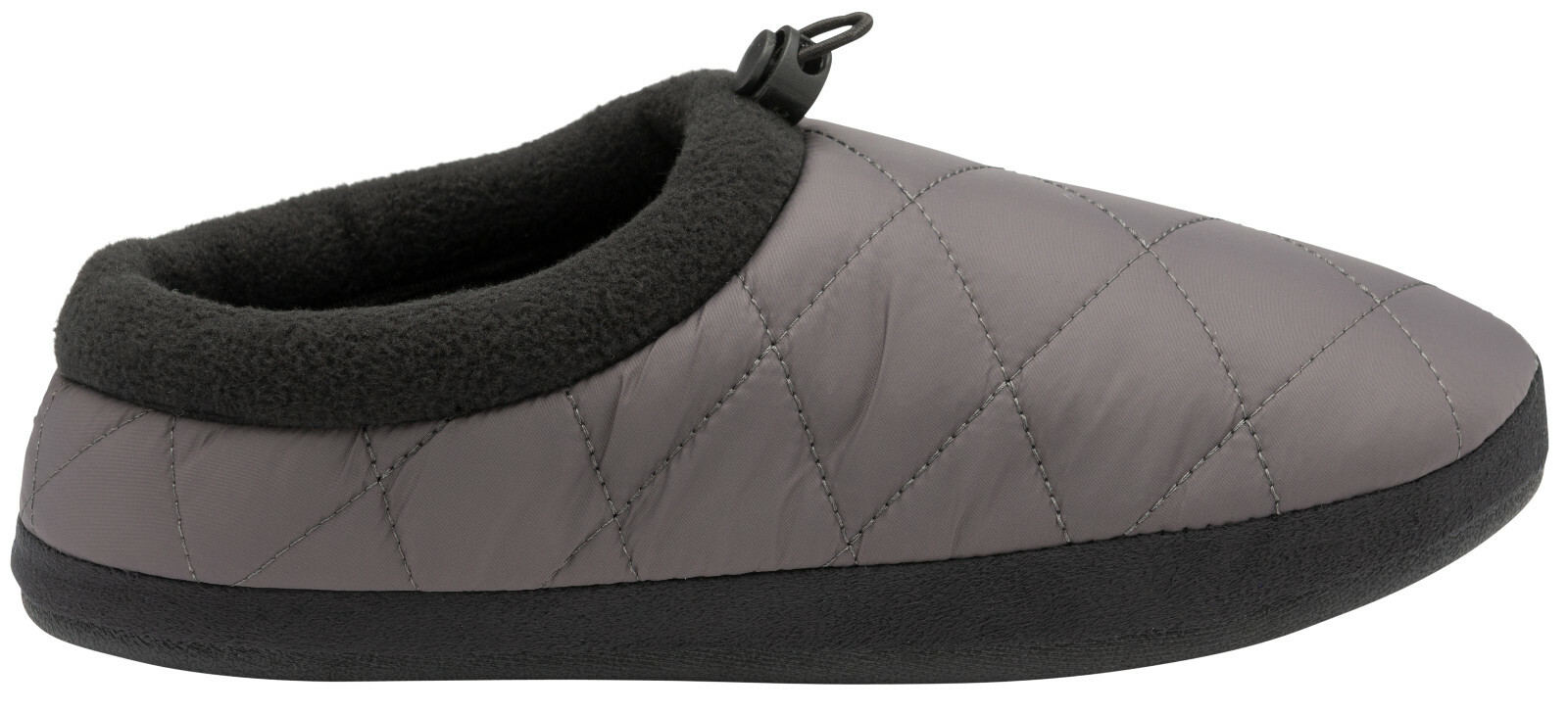 SAOLA Pantofole piumone uomo design britannico grigie calde trapuntate imbottite suola esterna mules