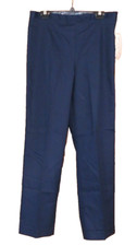 NWT Alfred Dunner Navy Classic Fit Pant Size 12 