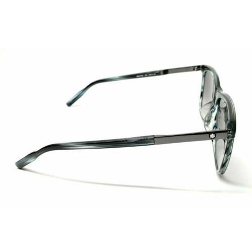 Gafas de sol Montblanc MB0017SA-004 azul y rutenio/gris degradado - calce asiático - Imagen 3 de 4