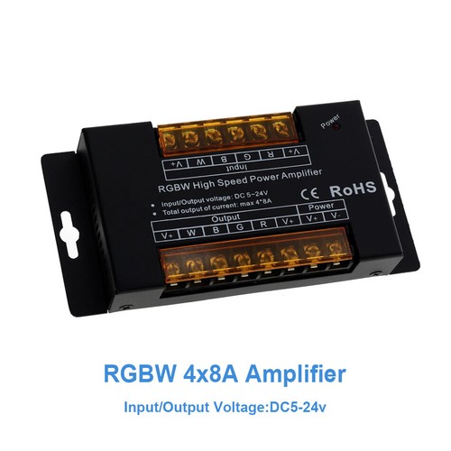 RGB/RGBW LED Signal Amplifier Repeater Controller for 5050 3528 LED Strip Lights - Picture 13 of 13
