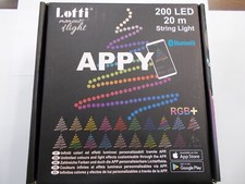 LOTTI 68575 APPY CATENA 200 LED RGB FILO VERDE 4+20MT COMANDO DA APP SMARTPHONE