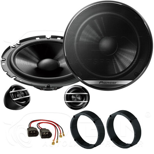 Pioneer Lautsprecher FüR VW Golf V / 5 2003-2008 Heck Hinten 2-Wege 300W #Alkr-image