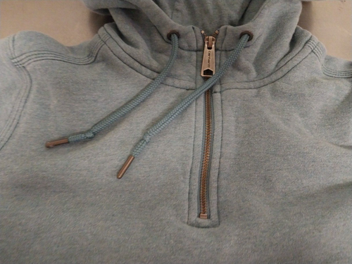 Sudadera con Capucha Pullover Carhartt TEEN 1/4 Cremallera #100705 Verde Suave XL (16-18) - Imagen 2 de 9