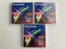 Lot of 3 Fujifilm Zip IBM Formatted 100 MB Disk BRAND NEW