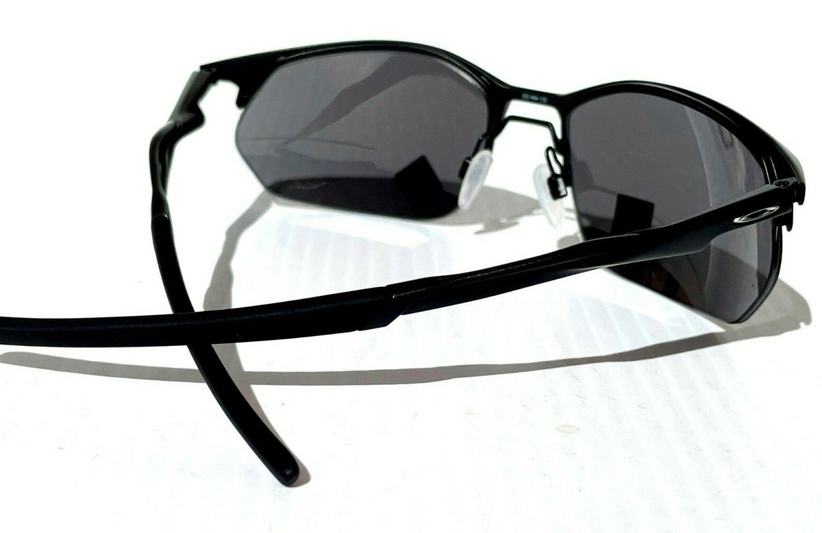 NEW Oakley WIRE TAP 2.0 Satin Black Alloy BLACKOUT PRIZM Gray