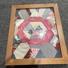 Framed Hand, Quilted Piece