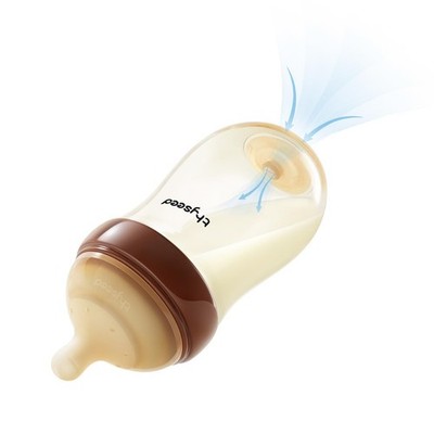 PPSU Anti-Colic Baby Bottle, Breast-Like Slow Flow Nipple for Breastfed Babie...