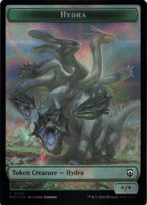 #ad MTG Hydra Ripple Foil Boar Double Sided Token Foil NM MH3 Commander $2.24