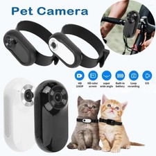 With Video Records Cat Camera Collar No WiFi Needed Pet Sport Action Camera
