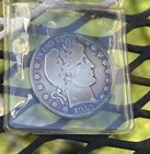 1913 S 50C Barber Silver Half Dollar - Good Condition - Circulated Coin