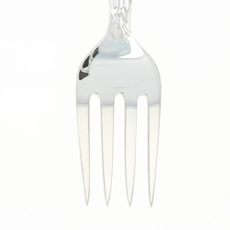 S Kirk & Son Baby ForkQuadrille 1950 Sterling Silver Vintage Flatware 4 1/8" - Image 3 of 4