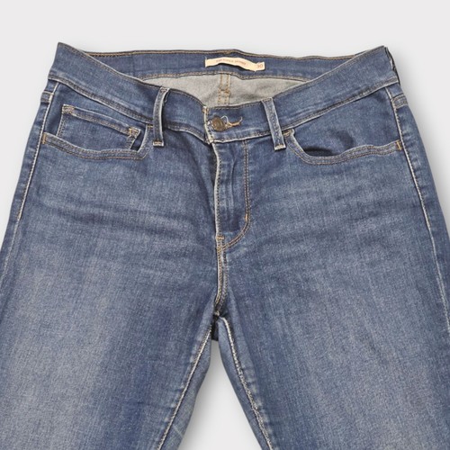 Levi's 710 Women's Super Skinny Jeans Size 28 Blue Slim Denim Stretch Low Rise - Picture 4 of 11