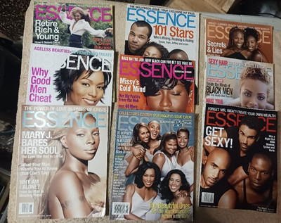 Lot of 14 Essence Magazines 2000 2005   Black Culture, Beauty, Love & Celebrity