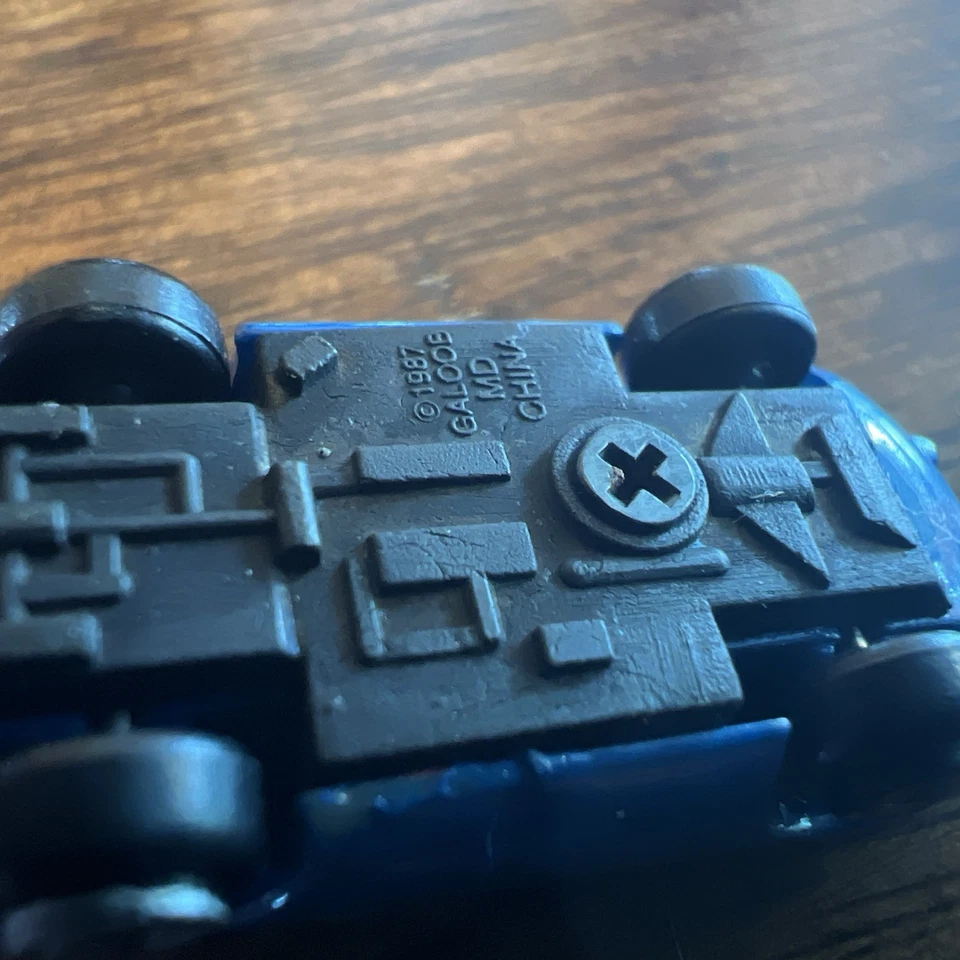 Micro Machines Jaguar E Type Convertible Blue Galoob 1987 Vintage - Image 3 of 3