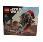 Lego Star Wars Boba Fett's Starship Microfighter Building Toys Kit 85 Pcs #75344