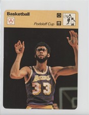 1977-79 Sportscasters Series 30 Basketball Geneva C Kareem Abdul-Jabbar HOF 0r5w