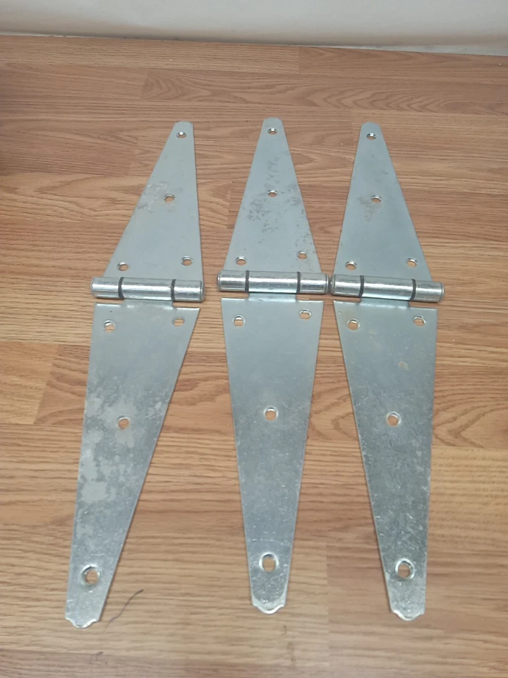 Everbilt Heavy Duty Strap Hinge Zinc-Plated 10" x 10" 15406, NOS - Image 2 of 4