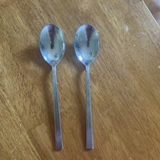 Zwilling JA Henckels MINIMALE Stainless 18/10 Satin Silverware Lot Of 2 Spoons