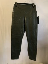 90 Degree by Reflex Vintage Lux Leather Look High Rise Ankle Length Leggings XL