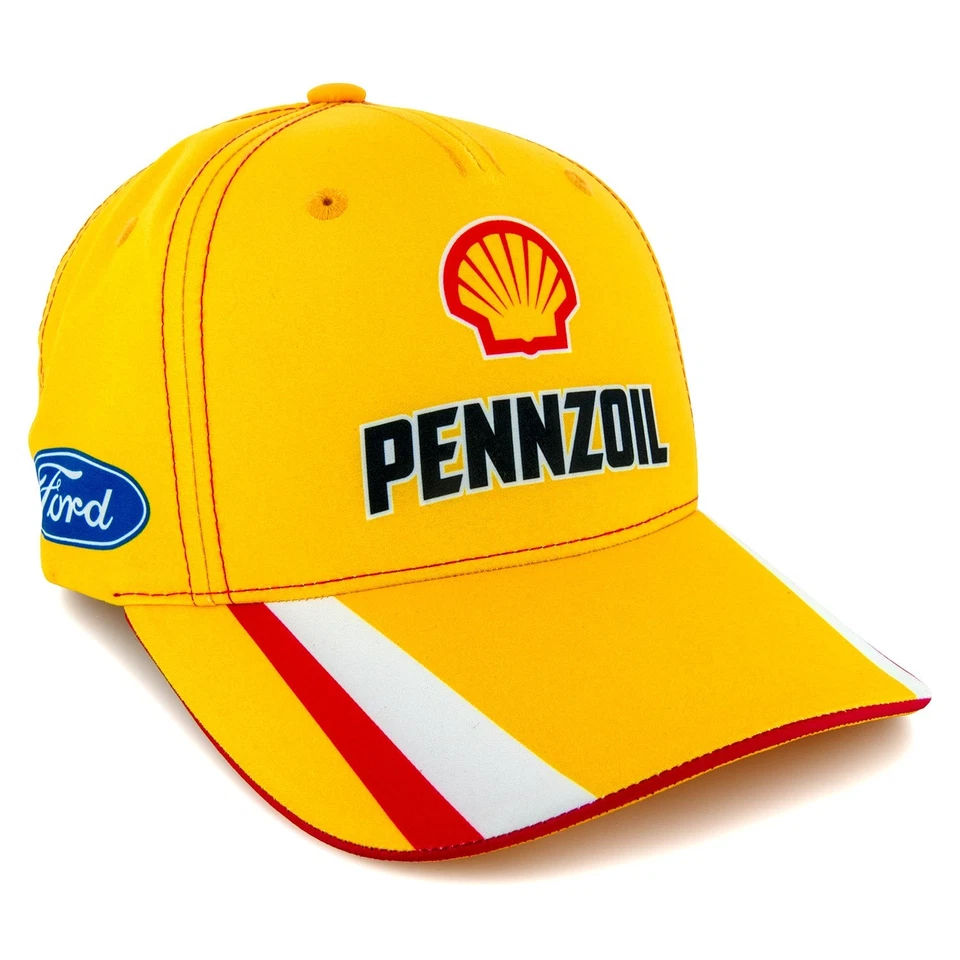 Joey Logano 2025 Uniforme Pit Hat Amarillo Foto 3 de 4