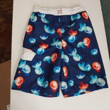 OP Ocean Pacific Boys Jellyfish Pattern Blue Sapphire XL 14-16 SWIM TRUNKS