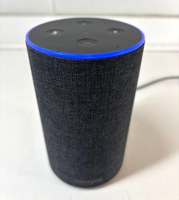 Amazon Echo 2nd Generation Smart Speaker With Alexa Dolby Charcoal Fabric