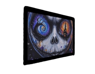 Skellington Psychodelic Eyes Nightmare Horror Patch Sew on [sub]
