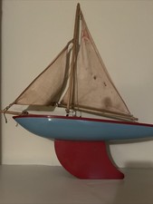 Star Yacht Wooden Pond Sailboat -Birkenhead, England