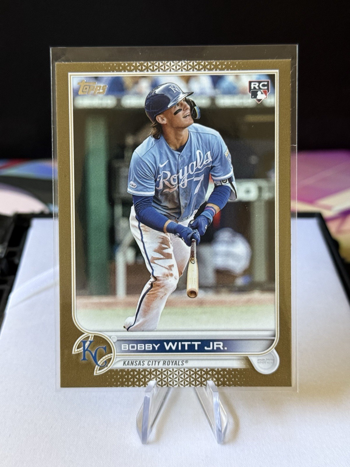 🔥 2022 Topps Update GOLD #US100 Bobby Witt Jr. Rookie Card RC /2022 – NM-MT! 🔥