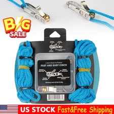 Rope Roller - Cord and Rope Tightening and Cinching Tool Cable Puller Outdoor ET