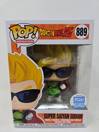 Funko Pop! Dragon Ball Z Super Saiyan Gohan #889 Limited Edition + Protector