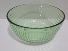 New ListingVintage Pyrex Glass Green-Tinted Ribbed Design Stackable Mixing Bowl 7403-6 09