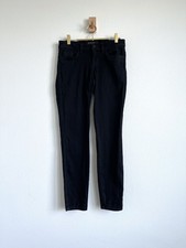 GUESS Britney Skinny Ankle Jeans - Jet Black Stretch Denim - Size 28