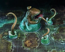Huge FROGHEMOTH customizable D&D miniature - Onslaught - Icons of the Realms