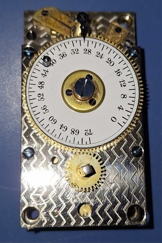 Antique E Howard Boston Mechanical Safe Time Lock Movement Working Unused W/ Key - Picture 8 of 8