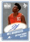 2021-22 Onyx Vintage Day'Ron Sharpe #VADS Blue Signatures A3
