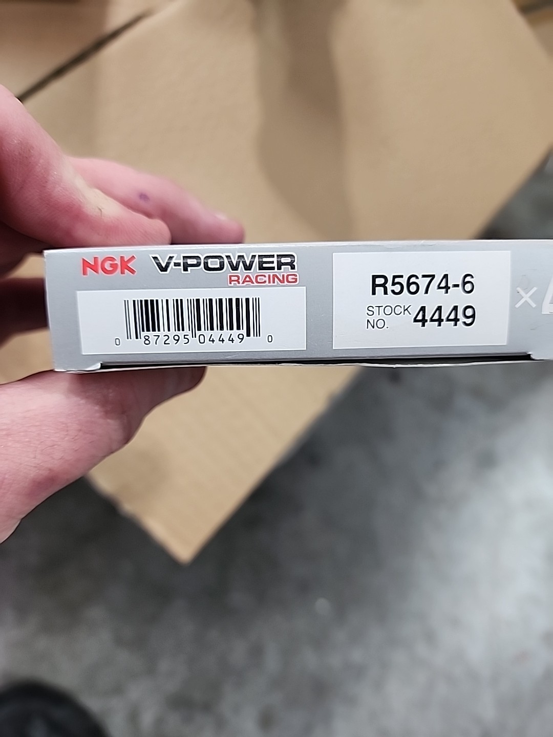NGK V-Power Racing 4449 Spark Plug Box Of 4